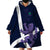 Custom Scotland Rugby Wearable Blanket Hoodie Scottish Lion and Thistle