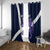 Custom Scotland Rugby Window Curtain Scottish Lion and Thistle