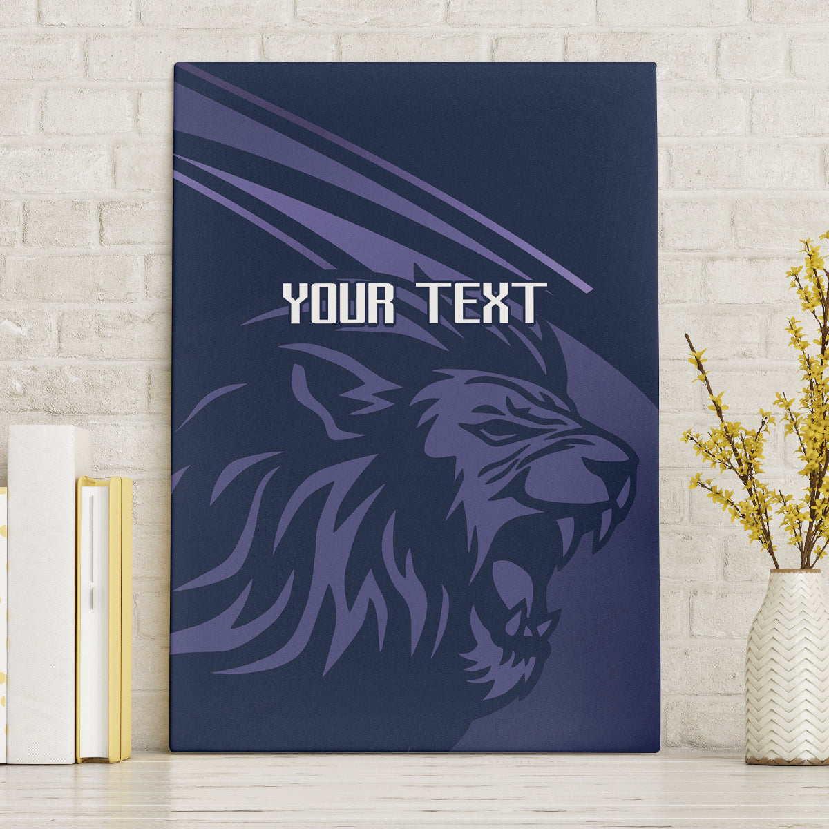 Custom Scotland Rugby Canvas Wall Art Scottish Lion Sporty Style LT9 - Wonder Print Shop