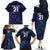 Custom Scotland Rugby Family Matching Off Shoulder Long Sleeve Dress and Hawaiian Shirt Scottish Lion Sporty Style - Wonder Print Shop