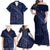 Custom Scotland Rugby Family Matching Off Shoulder Maxi Dress and Hawaiian Shirt Scottish Lion Sporty Style LT9 - Wonder Print Shop