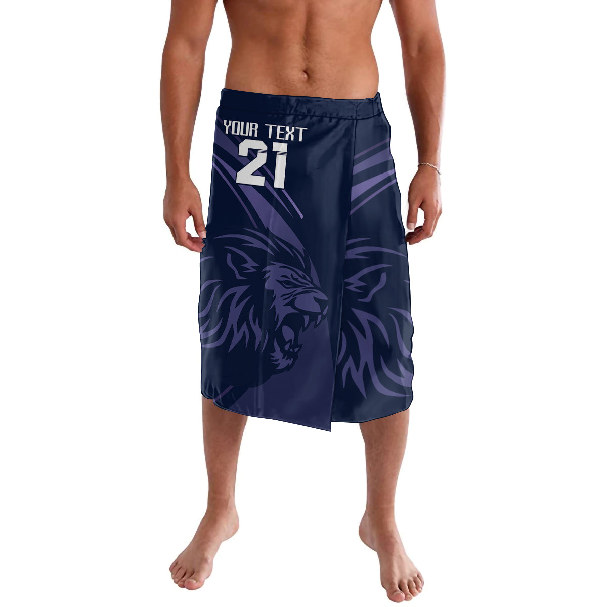 Custom Scotland Rugby Lavalava Scottish Lion Sporty Style - Wonder Print Shop