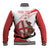 Custom England Rugby Baseball Jacket Red Rose Sporty Style LT9 - Wonder Print Shop