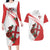 Custom England Rugby Couples Matching Long Sleeve Bodycon Dress and Hawaiian Shirt Red Rose Sporty Style LT9 - Wonder Print Shop