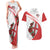 Custom England Rugby Couples Matching Tank Maxi Dress and Hawaiian Shirt Red Rose Sporty Style LT9 - Wonder Print Shop