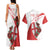 Custom England Rugby Couples Matching Tank Maxi Dress and Hawaiian Shirt Red Rose Sporty Style LT9 - Wonder Print Shop