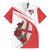 Custom England Rugby Family Matching Long Sleeve Bodycon Dress and Hawaiian Shirt Red Rose Sporty Style LT9 - Wonder Print Shop