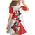 Custom England Rugby Family Matching Mermaid Dress and Hawaiian Shirt Red Rose Sporty Style LT9 - Wonder Print Shop