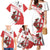 Custom England Rugby Family Matching Mermaid Dress and Hawaiian Shirt Red Rose Sporty Style LT9 - Wonder Print Shop