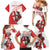 Custom England Rugby Family Matching Mermaid Dress and Hawaiian Shirt Red Rose Sporty Style LT9 - Wonder Print Shop