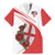 Custom England Rugby Family Matching Mermaid Dress and Hawaiian Shirt Red Rose Sporty Style LT9 - Wonder Print Shop