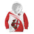 Custom England Rugby Kid Hoodie Red Rose Sporty Style - Wonder Print Shop