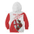 Custom England Rugby Kid Hoodie Red Rose Sporty Style - Wonder Print Shop