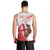 Custom England Rugby Men Tank Top Red Rose Sporty Style - Wonder Print Shop