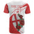 Custom England Rugby T Shirt Red Rose Sporty Style