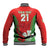 Custom Wales Rugby Baseball Jacket With Prince of Waless Feathers Go Cymru LT9 - Wonder Print Shop