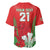 Custom Wales Rugby Baseball Jersey With Prince of Waless Feathers Go Cymru LT9 - Wonder Print Shop