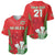 Custom Wales Rugby Baseball Jersey With Prince of Waless Feathers Go Cymru LT9 - Wonder Print Shop