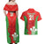 Custom Wales Rugby Couples Matching Off Shoulder Maxi Dress and Hawaiian Shirt With Prince of Waless Feathers Go Cymru LT9 - Wonder Print Shop