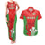 Custom Wales Rugby Couples Matching Tank Maxi Dress and Hawaiian Shirt With Prince of Waless Feathers Go Cymru LT9 - Wonder Print Shop