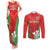 Custom Wales Rugby Couples Matching Tank Maxi Dress and Long Sleeve Button Shirt With Prince of Waless Feathers Go Cymru LT9 - Wonder Print Shop