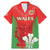 Custom Wales Rugby Family Matching Mermaid Dress and Hawaiian Shirt With Prince of Waless Feathers Go Cymru LT9 - Wonder Print Shop