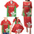 Custom Wales Rugby Family Matching Puletasi and Hawaiian Shirt With Prince of Waless Feathers Go Cymru - Wonder Print Shop