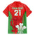 Custom Wales Rugby Family Matching Short Sleeve Bodycon Dress and Hawaiian Shirt With Prince of Waless Feathers Go Cymru - Wonder Print Shop