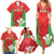 Custom Wales Rugby Family Matching Summer Maxi Dress and Hawaiian Shirt With Prince of Waless Feathers Go Cymru - Wonder Print Shop