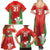 Custom Wales Rugby Family Matching Summer Maxi Dress and Hawaiian Shirt With Prince of Waless Feathers Go Cymru - Wonder Print Shop