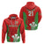 Custom Wales Rugby Hoodie With Prince of Waless Feathers Go Cymru