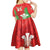 Custom Wales Rugby Kid Short Sleeve Dress With Prince of Waless Feathers Go Cymru - Wonder Print Shop