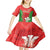 Custom Wales Rugby Kid Short Sleeve Dress With Prince of Waless Feathers Go Cymru - Wonder Print Shop