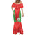 Custom Wales Rugby Mermaid Dress With Prince of Waless Feathers Go Cymru - Wonder Print Shop