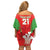 Custom Wales Rugby Off Shoulder Short Dress With Prince of Waless Feathers Go Cymru - Wonder Print Shop