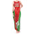 Custom Wales Rugby Tank Maxi Dress With Prince of Waless Feathers Go Cymru