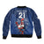 Custom France Rugby Bomber Jacket Le XV de France Gallic Rooster LT9 - Wonder Print Shop