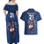 Custom France Rugby Couples Matching Off Shoulder Maxi Dress and Hawaiian Shirt Le XV de France Gallic Rooster LT9 - Wonder Print Shop