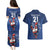 Custom France Rugby Couples Matching Puletasi and Hawaiian Shirt Le XV de France Gallic Rooster LT9 - Wonder Print Shop