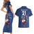 Custom France Rugby Couples Matching Short Sleeve Bodycon Dress and Hawaiian Shirt Le XV de France Gallic Rooster LT9 - Wonder Print Shop