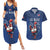 Custom France Rugby Couples Matching Summer Maxi Dress and Hawaiian Shirt Le XV de France Gallic Rooster LT9 - Wonder Print Shop