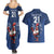 Custom France Rugby Couples Matching Summer Maxi Dress and Hawaiian Shirt Le XV de France Gallic Rooster LT9 - Wonder Print Shop