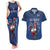 Custom France Rugby Couples Matching Tank Maxi Dress and Hawaiian Shirt Le XV de France Gallic Rooster LT9 - Wonder Print Shop