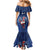 Custom France Rugby Family Matching Mermaid Dress and Hawaiian Shirt Le XV de France Gallic Rooster