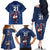 Custom France Rugby Family Matching Off Shoulder Long Sleeve Dress and Hawaiian Shirt Le XV de France Gallic Rooster - Wonder Print Shop