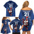 Custom France Rugby Family Matching Off Shoulder Short Dress and Hawaiian Shirt Le XV de France Gallic Rooster LT9 - Wonder Print Shop