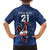 Custom France Rugby Kid Hawaiian Shirt Le XV de France Gallic Rooster - Wonder Print Shop