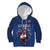 Custom France Rugby Kid Hoodie Le XV de France Gallic Rooster - Wonder Print Shop