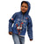 Custom France Rugby Kid Hoodie Le XV de France Gallic Rooster - Wonder Print Shop