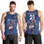 Custom France Rugby Men Tank Top Le XV de France Gallic Rooster - Wonder Print Shop